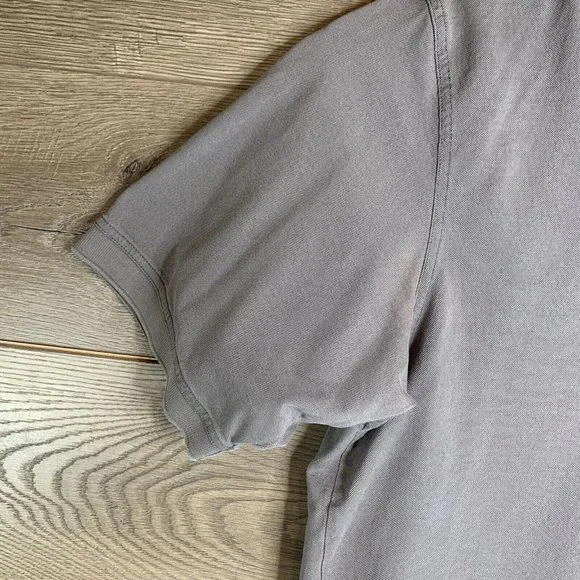 Augusta National Golf Shop Slazenger Mens Polo Shirt XL Grey SS Collared - Picture 4 of 8